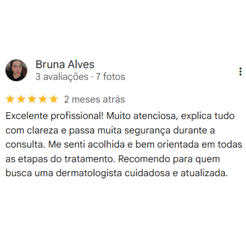 Depoimento Google Dra. Karina Bortoloto